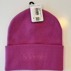 BNWT Lululemon Pink Warm Revelation Beanie (PPKT)